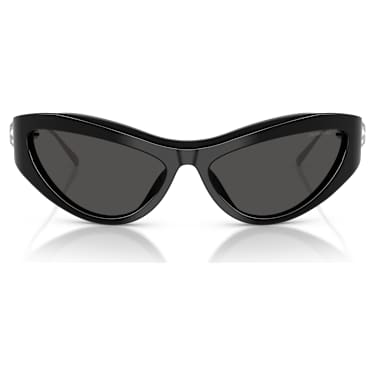Sunglasses, Cat-eye shape, SK6046, Black - Swarovski, 5737626