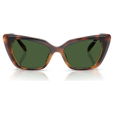 太陽眼鏡, 貓眼形, SK6047, 浅棕色 - Swarovski, 5737924