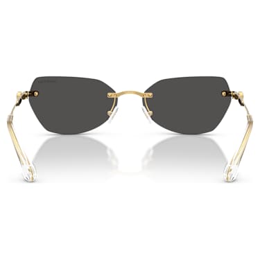 Sunglasses, Pillow shape, SK7038, Gold tone - Swarovski, 5738122