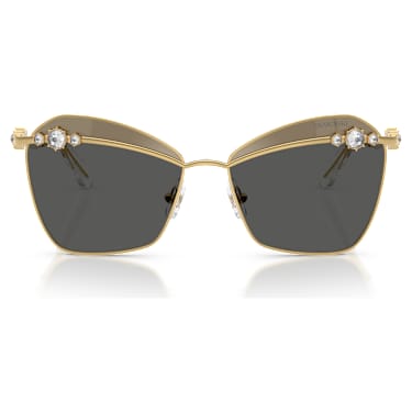 แว่นกันแดด, ทรงเหลี่ยม, SK7040, โทนสีทอง - Swarovski, 5738133