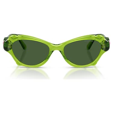 Sunglasses, Pillow shape, SK6050, Green - Swarovski, 5738140