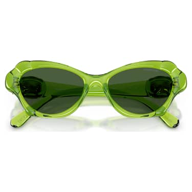 Gafas de sol, Talla cojín, SK6050, Verdes - Swarovski, 5738140