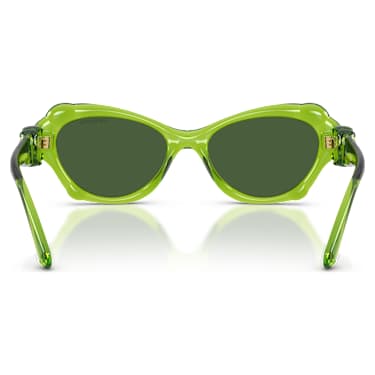 Sunglasses, Pillow shape, SK6050, Green - Swarovski, 5738140