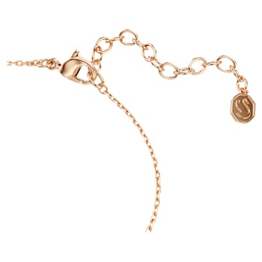 Swan Armband, Blandade slipningar, Svan, Vit, Roséguldfärgad plätering - Swarovski, 5738202