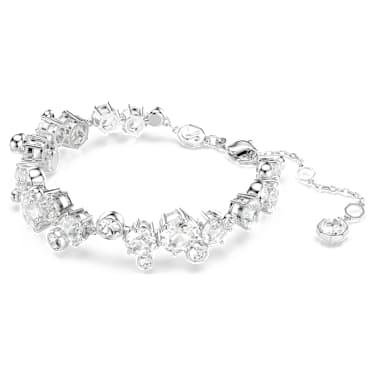 Constella set, Mixed cuts, White, Rhodium plated - Swarovski, 5738285