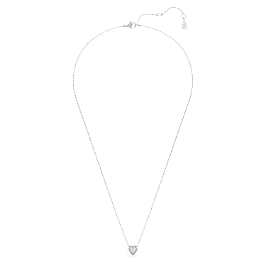 Eternity Anhänger, Im Labor gezüchtete Diamanten 0,5 ct tw, Herzform, Sterlingsilber - Swarovski, 5738609