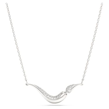 Collier Swarovski Classica, Taille ronde, Blanc, Argent 925 - Swarovski, 5740342