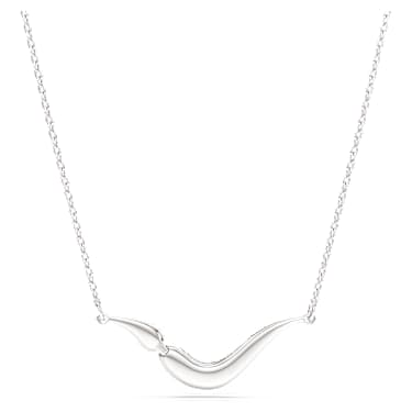 Collier Swarovski Classica, Taille ronde, Blanc, Argent 925 - Swarovski, 5740342