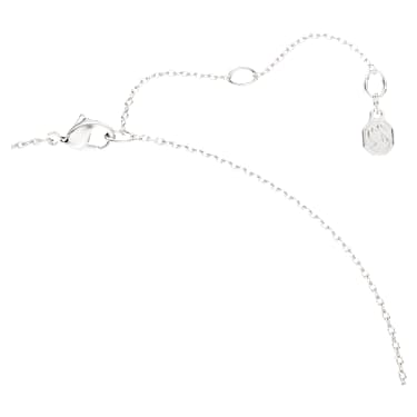 Wisiorek Swarovski Classica, Szlif okrągły, Długi, Biały, Srebro próby 925 - Swarovski, 5740344