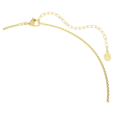 Hyperbola nyaklánc, Körmetszéses, Fehér, Aranytónusú bevonattal - Swarovski, 5740410