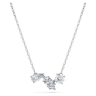 Galaxy Kolye, Laboratuvarda üretilmiş elmaslar 0,82 karat toplam ağırlık, Karışık şekiller, Saf gümüş - Swarovski, 5740649