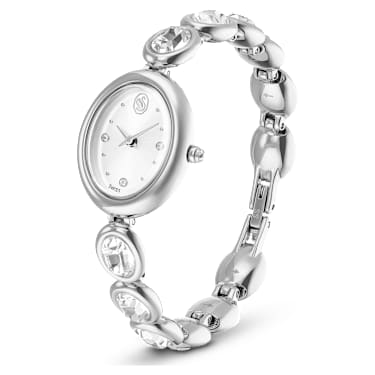 Imber oval 워치, 스위스 메이드, 메탈 브레이슬릿, 실버 톤, 스테인리스 스틸 - Swarovski, 5740826