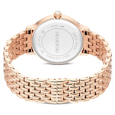 Imber Klocka, Tillverkad i Schweiz, Metallarmband, Roséguldston, Roséguldfärgad finish - Swarovski, 5741227