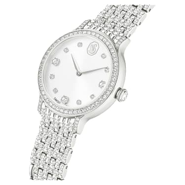Montre Imber, Fabriqué en Suisse, Bracelet en métal, Ton argenté, Acier inoxydable - Swarovski, 5741229