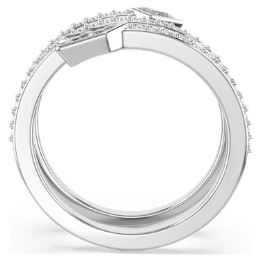 Idyllia 모티프 링, 믹스 컷, 애로우, 화이트, 로듐 플래팅 - Swarovski, 5741527