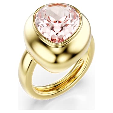 Gema モチーフのあるリング, セット(3), マルチカラー, ゴールドトーン・プレーティング - Swarovski, 5741583