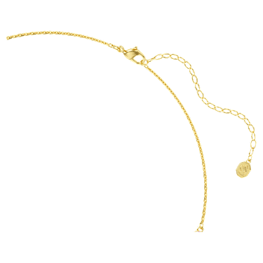 Naszyjnik Gema, Szlify różnorodne, Różnokolorowy, Powłoka w odcieniu złota - Swarovski, 5741584