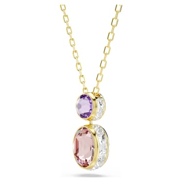 Chroma 鏈墜, 混合式切割, 漸層色, 18K 金飾面 - Swarovski, 5741586