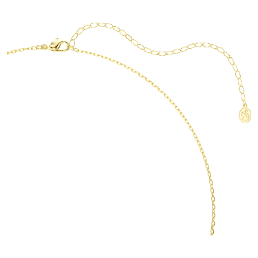 Gema pendant, Mixed cuts, Multicolored, 18K gold finish - Swarovski, 5741589