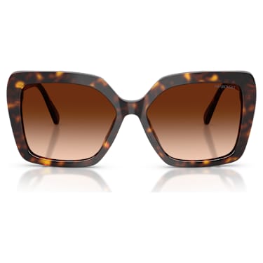 Sunglasses, Square shape, SK6049, Brown - Swarovski, 5741967