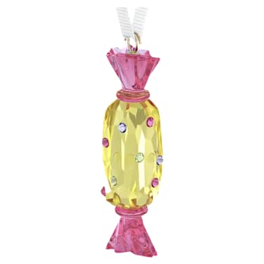 Holiday Cheers Dulcis 糖果挂饰，黄色 - Swarovski, 5742102