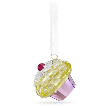 Holiday Cheers Dulcis Cupcake Ornament, Multicolored - Swarovski, 5742103
