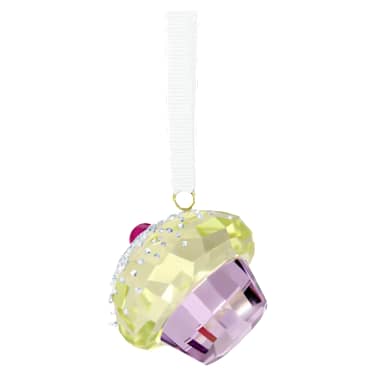Holiday Cheers Dulcis Cupcake Ornament, Multicolored - Swarovski, 5742103