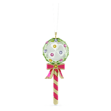 Holiday Cheers Dulcis 波板糖掛飾，綠色 - Swarovski, 5742104