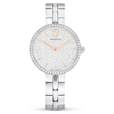 Cosmopolitan Saat, İsviçre Üretimi, Metal bileklik, Gümüş Rengi, Paslanmaz çelik - Swarovski, 5742475