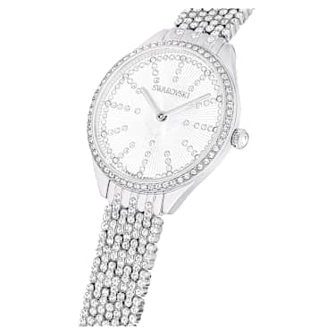Attract 腕表, 瑞士制造, 金属手链, 银色, 不锈钢 - Swarovski, 5742479