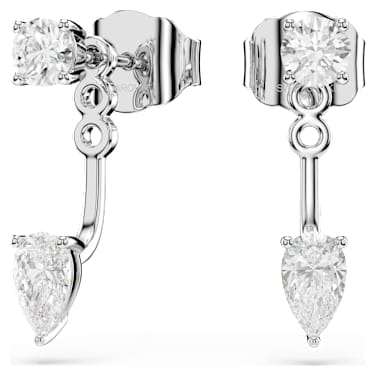 Galaxy Ohrring-Jackets, Im Labor gezüchtete Diamanten 0,82 ct tw, Verschiedene Formen, Sterlingsilber - Swarovski, 5742846