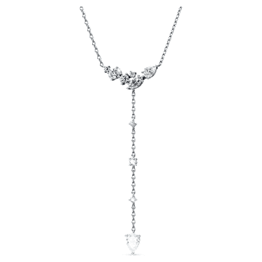 Galaxy Y字型ネックレス, ラボラトリー・グロウン・ダイヤモンド 0.7 ct tw, ミックスシェイプ, スターリングシルバー - Swarovski, 5742849