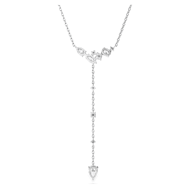 Naszyjnik Y Galaxy, Diamenty laboratoryjne o łącznej masie 0,7 karata, Kształty różnorodne, Srebro wysokiej próby - Swarovski, 5742849