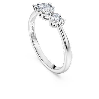 Galaxy 戒指, 总重 0.41 克拉培育钻石，混合形, 银 - Swarovski, 5742863