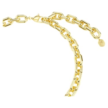 Collana Idyllia, Taglio misto, Cuore, chiave, Multicolore, Placcato color oro - Swarovski, 5742956