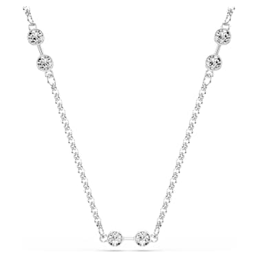 Verižica Swarovski Remix, Okrogli rez, Bela, Prevleka iz rodija - Swarovski, 5743028