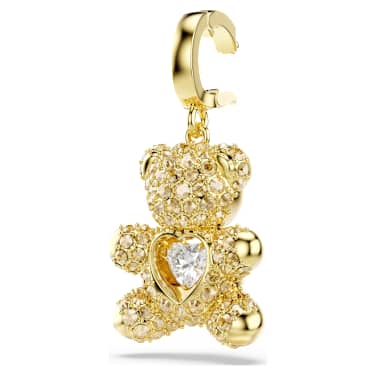 Idyllia Berlock, Blandade slipningar, Nalle, 18K guldfinish - Swarovski, 5743147
