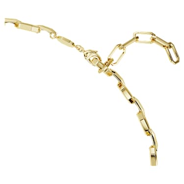 Collier Octagon, Diamants de synthèse 18,39 ct tw, Formes variées, Or jaune 18 carats - Swarovski, 5743351