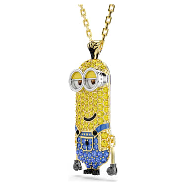 Pendente Minions Kevin, Pavé, Multicolore, Finitura oro 18K - Swarovski, 5743384