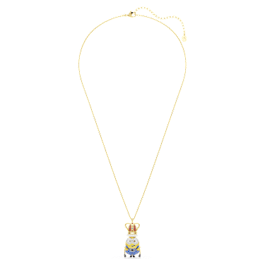Pingente Minions King Bob, Pavé, Multicor, Lacado a dourado - Swarovski, 5743385