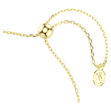 Bransoletka Minions Bob, Oprawa brukowa, Różnokolorowa, Wykończenie z 18-karatowego złota - Swarovski, 5743386