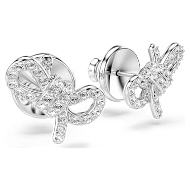 LOKILOKI Orecchini A Clip In Argento 925 Con Zirconi Cubici AAA - Design Coreano Elegante Per Donna - Regalo Di Nozze