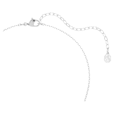 Lifelong 链坠, 密镶, 蝴蝶结, 白色, 镀铑 - Swarovski, 5743577