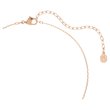 One medál, Szív metszés, Pavé, Szív, Rózsaszín, Kevertfém-felület - Swarovski, 5743580