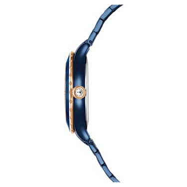 Octea moon óra, Svájci gyártmány, Fémszíj, Kék, Kék bevonat - Swarovski, 5743701