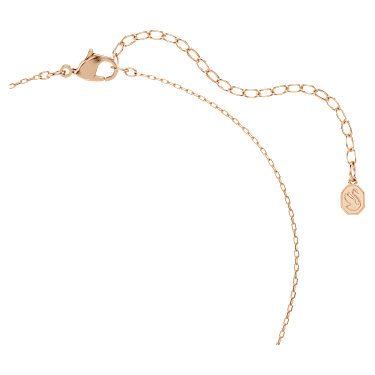 One szett, Szív metszés, Pavé, Szív, Rózsaszín, 18 kt-os rózsaarany bevonat - Swarovski, 5743883