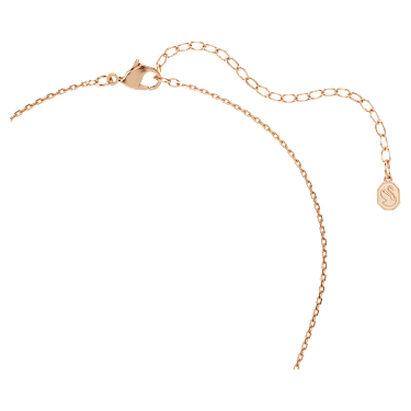 Pandantiv Constella, Tăietură rotundă, Dancing stone, Roz, Placat cu nuanță roz-aurie - Swarovski, 5744244