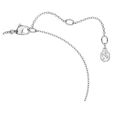 Eternity 手鏈, 總重 0.5 克拉培育鑽石，心形, 銀 - Swarovski, 5744541