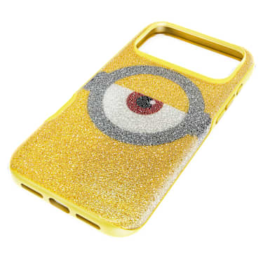 High smartphone case, Minions, iPhone® 17 Pro Max, Yellow | Swarovski
