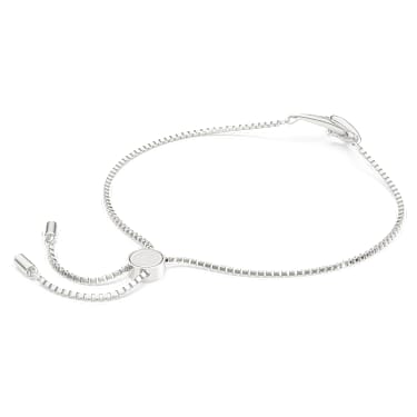 Classica karkötő, Körmetszéses, Egymásba fonódó, Fehér, Sterling ezüst - Swarovski, 5745569